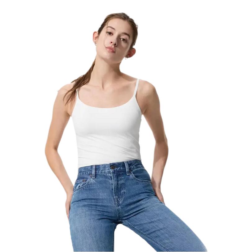推荐商品：UNIQLO/优衣库 2026SS 纯色透气亲肤吊带 女装 482184 白