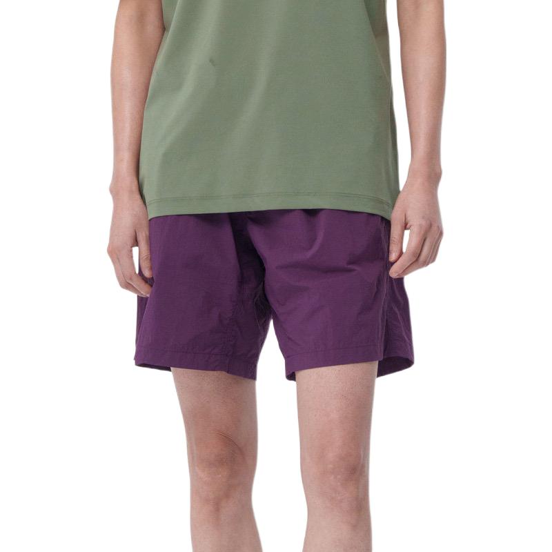 推荐商品：SANFO PLUS/三夫户外 速干透气防泼水五分运动短裤 69411ISM21005 紫