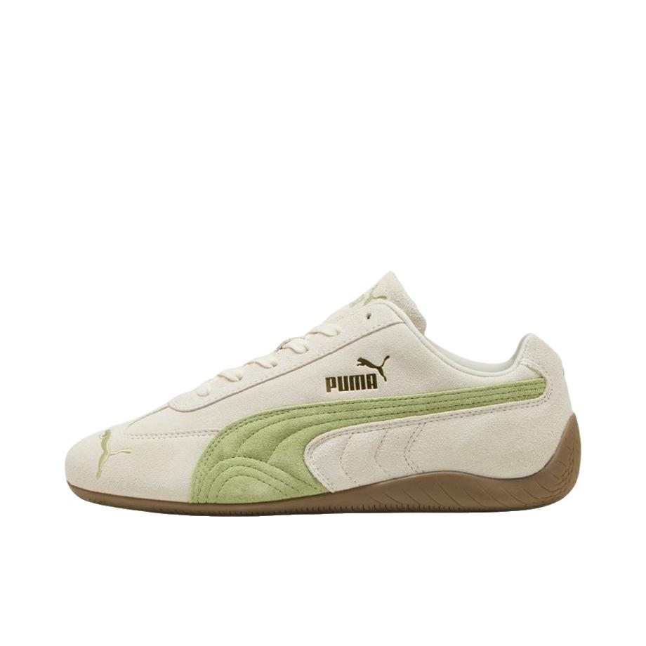 推荐商品：Puma/彪马 Speedcat OG 赛车鞋 德训鞋 训练鞋 T头薄底复古防滑耐磨贴合赛车风流光风 浅绿色