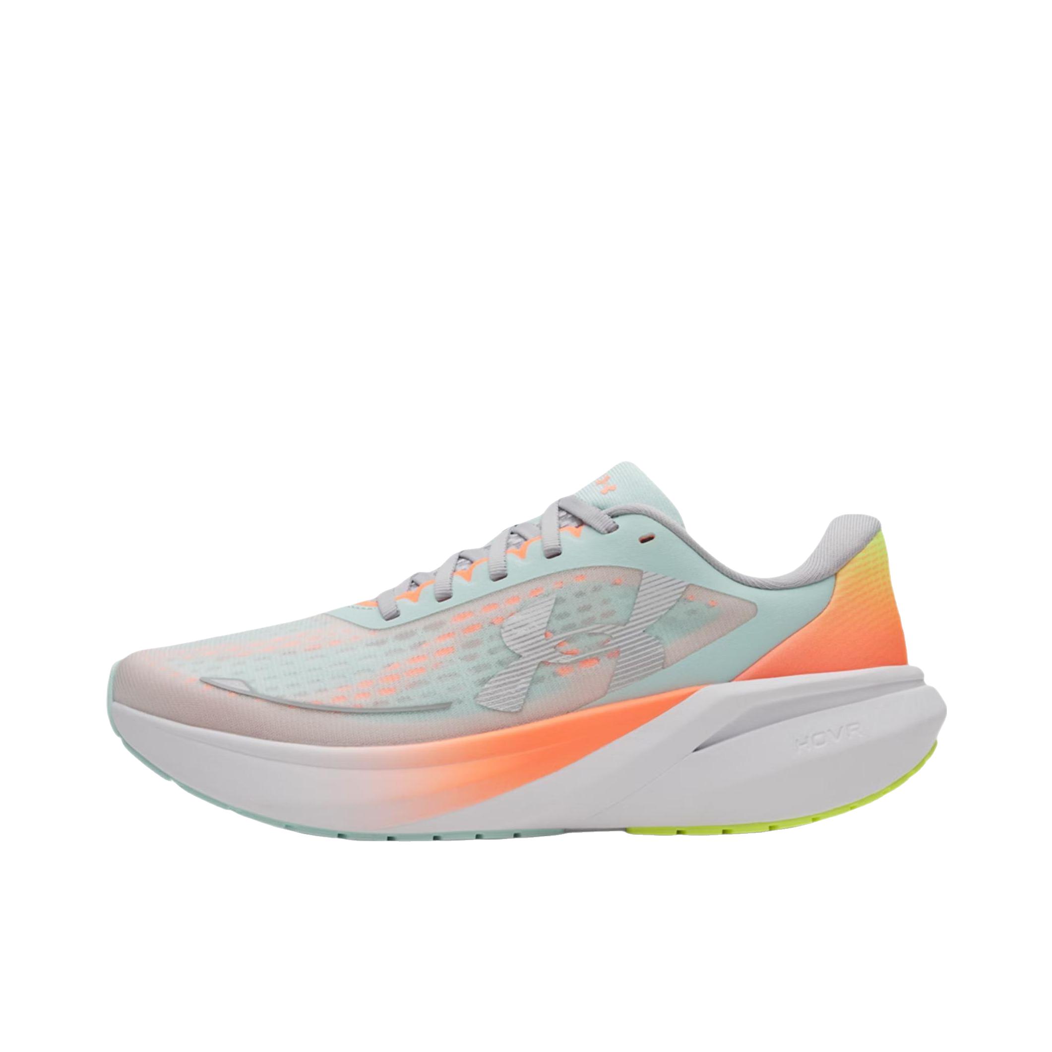 推荐商品：Under Armour/安德玛 VELOCITI PACE 跑鞋 透气支撑橡胶圆头 浅蓝色/绿色/橙色