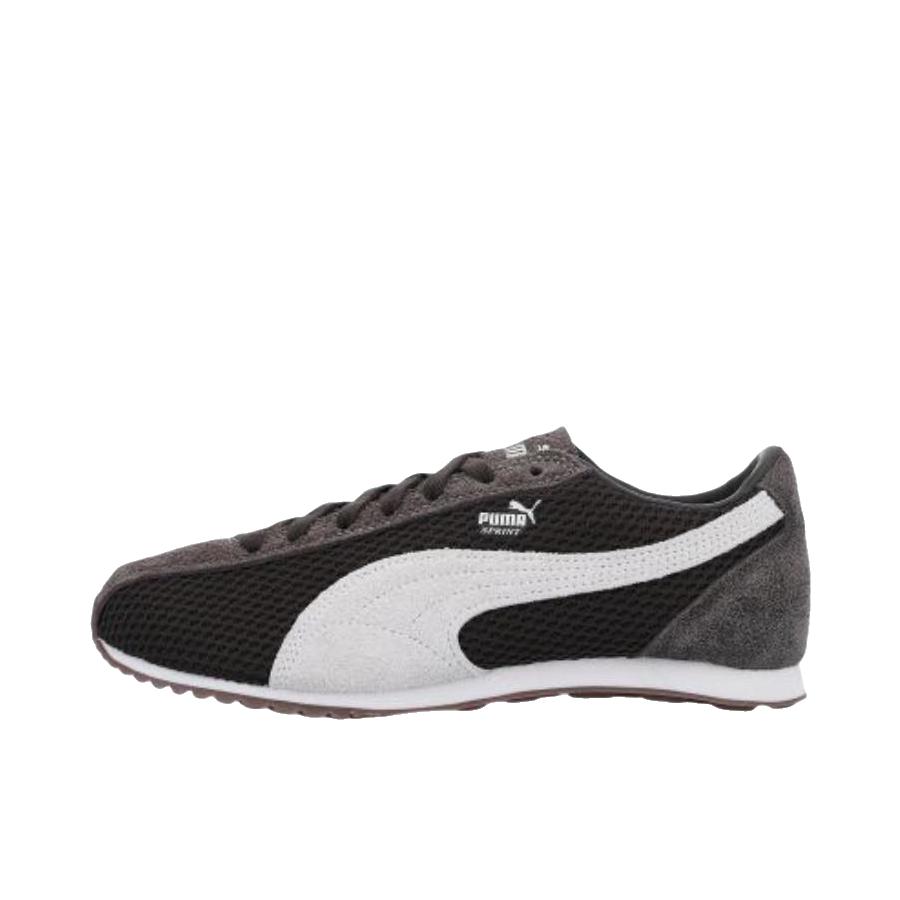 推荐商品：Puma/彪马 SPRINT Mesh 运动休闲鞋 百搭厚底圆头系带 黑色/白色