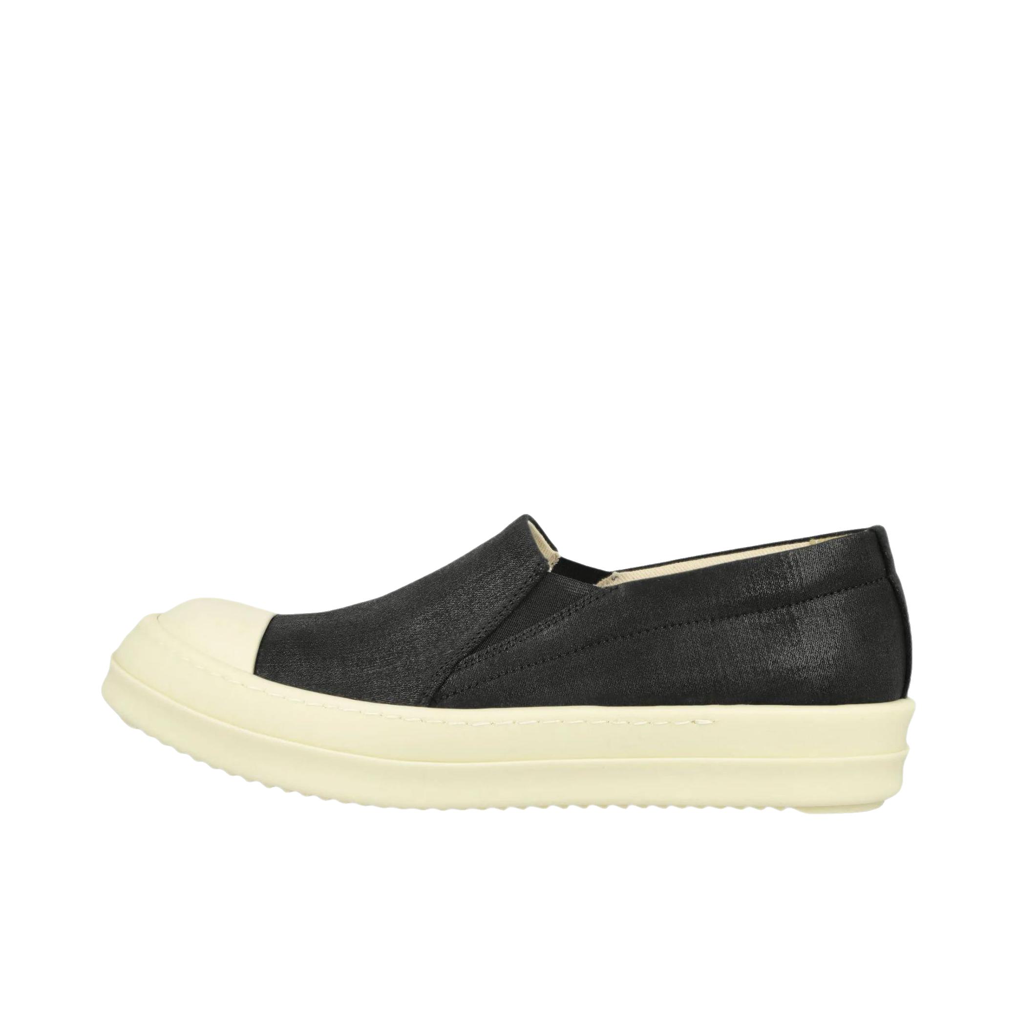 推荐商品：Rick Owens 帆布鞋 圆头套脚低帮橡胶 DS01E3804SC-F911 女款/黑色