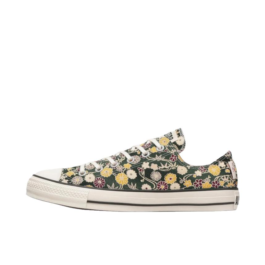 推荐商品：Converse/匡威 All Star WF OX 帆布鞋 系带圆头平跟 Ichibuya All Star WF OX联名/深绿色