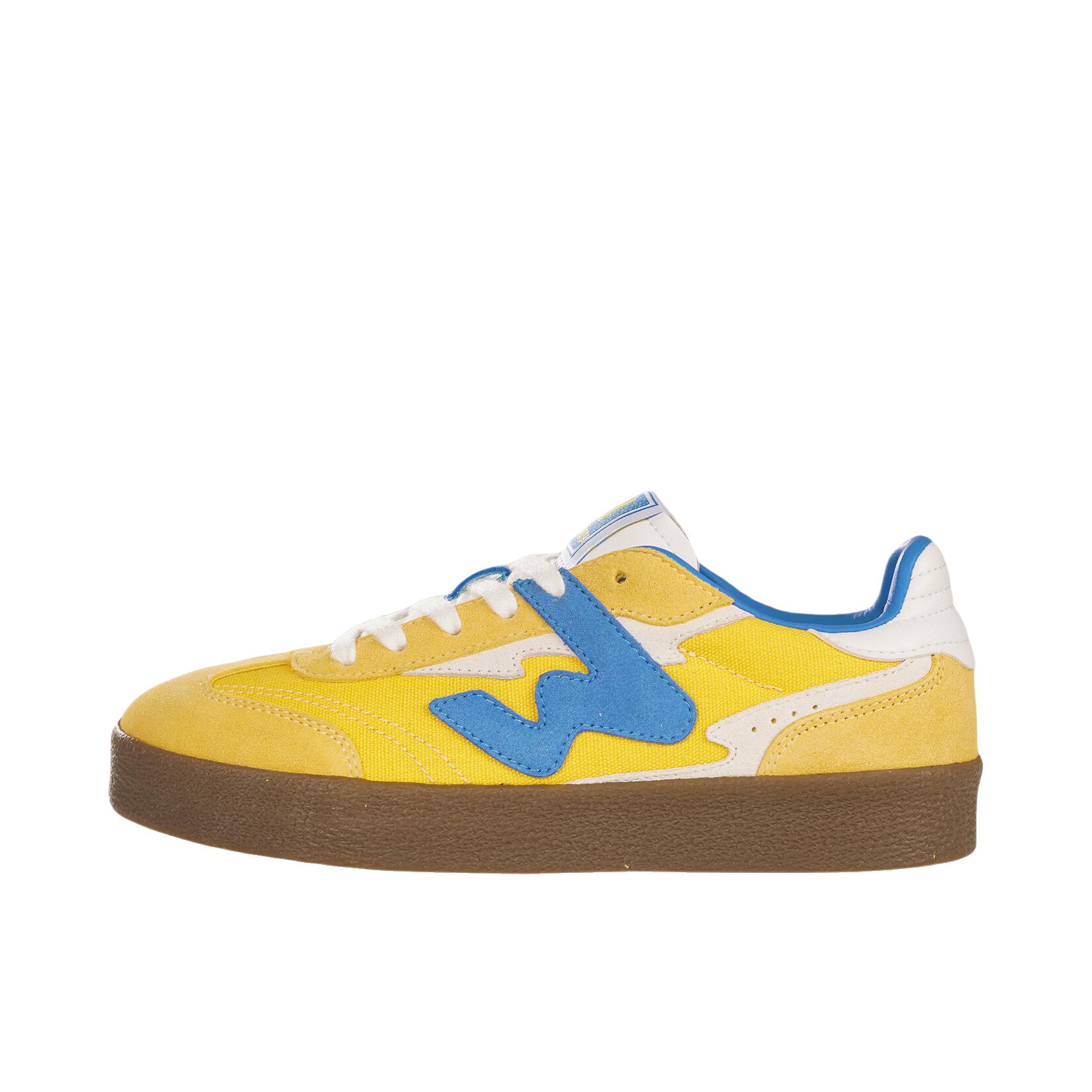 推荐商品：Ollieskate/顽刻 板鞋 生胶底休闲学生国潮 WKGPVUL83025 落日黄