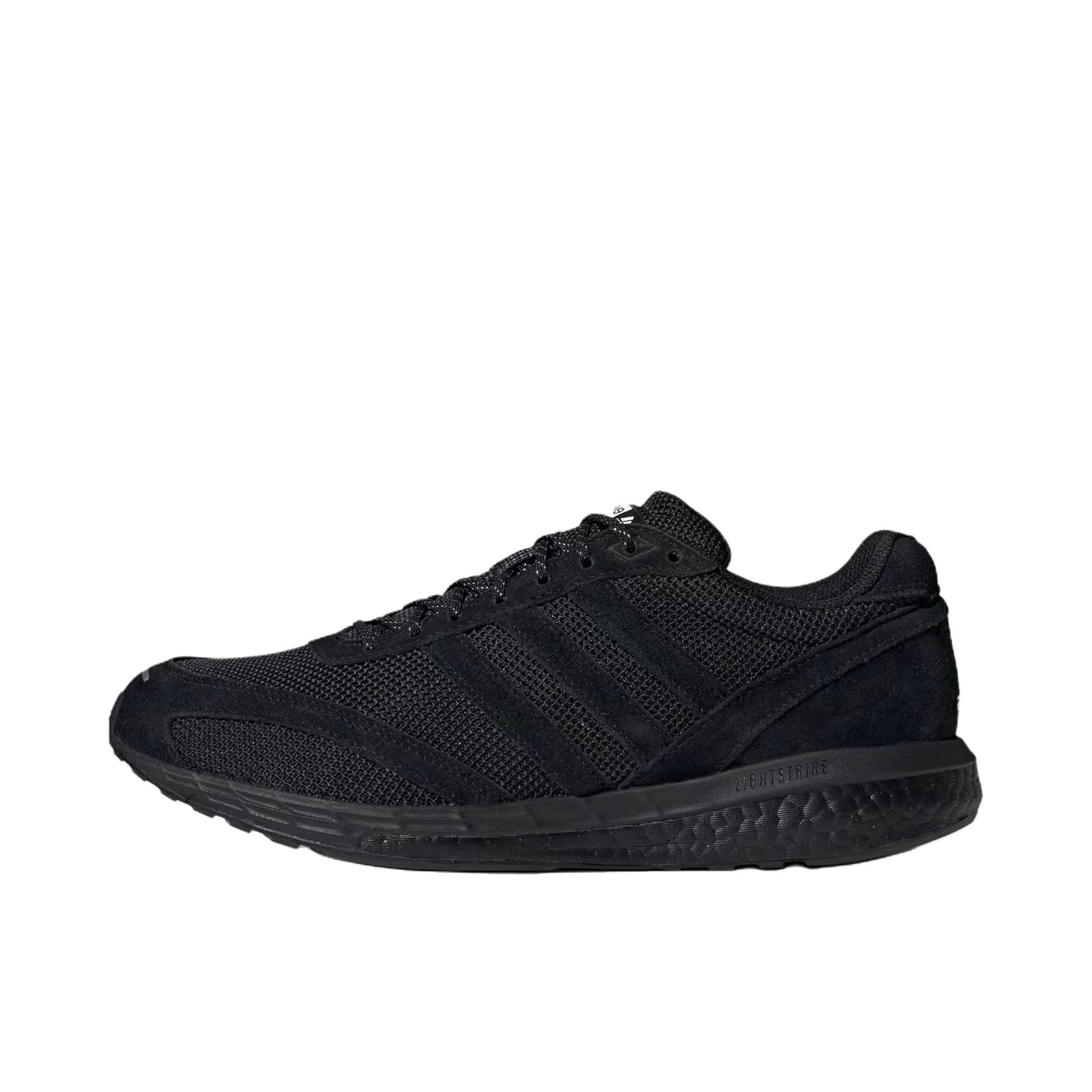 推荐商品：adidas Adizero Boost 跑鞋 圆头系带厚底 Everyone联名/黑色