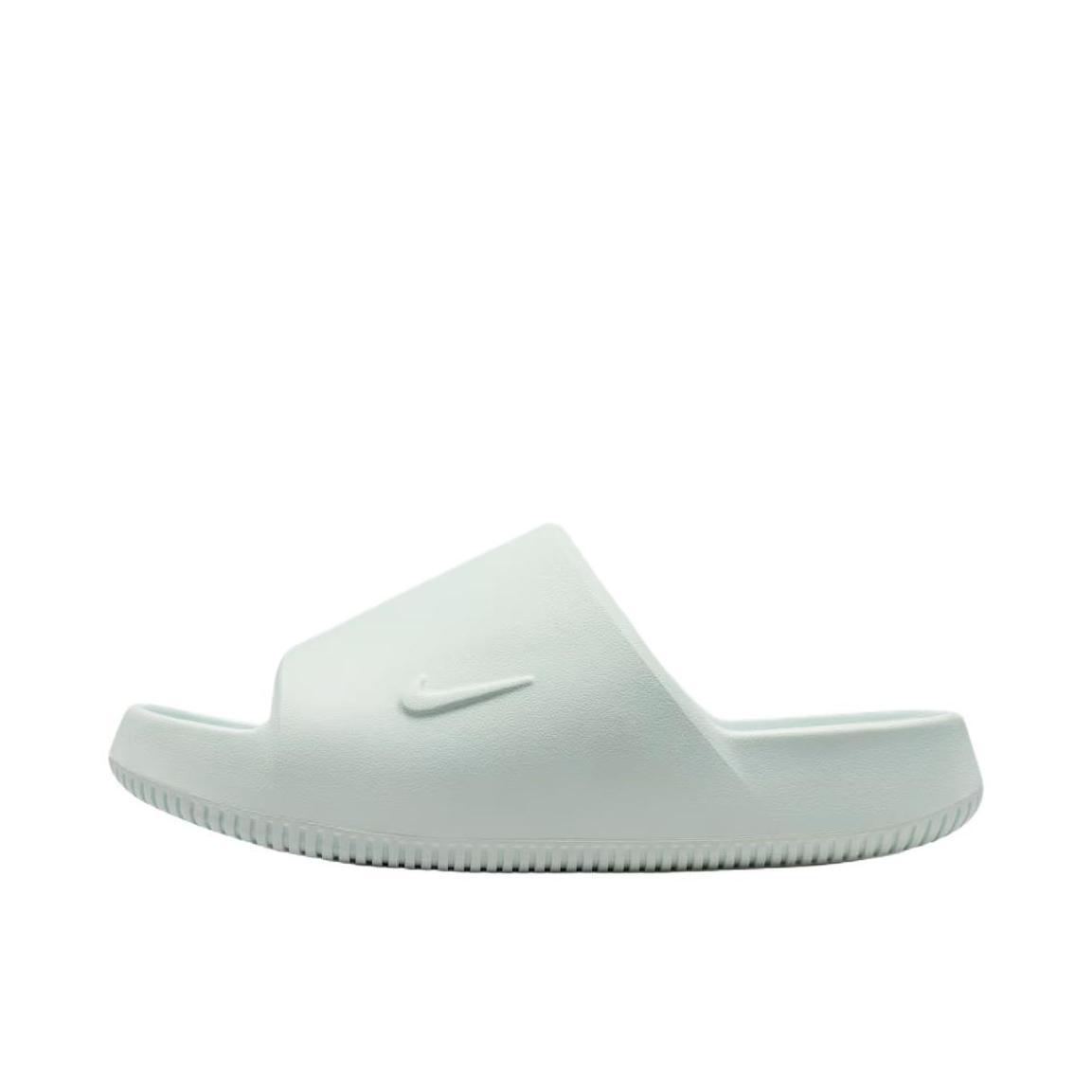 推荐商品：Nike Calm 2.0 拖鞋 一字低跟橡胶 浅绿色