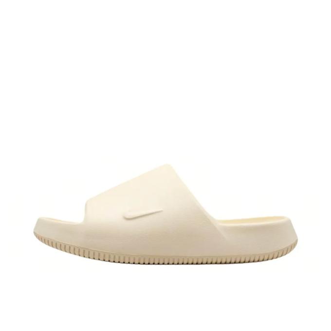 推荐商品：Nike Calm 2.0 拖鞋 一字低跟橡胶 椰奶色