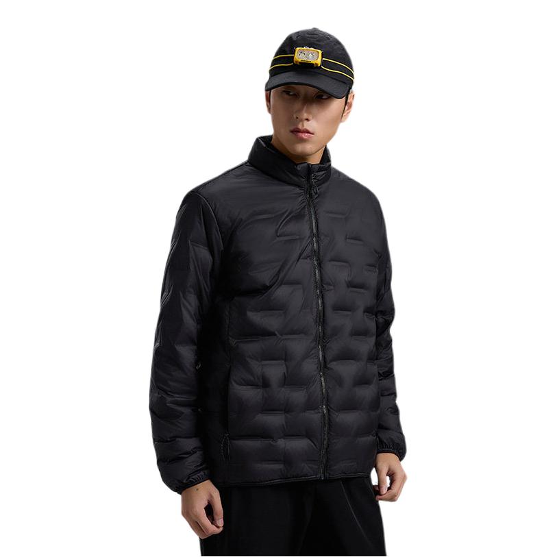 推荐商品：LONSDALE/龙狮戴尔 鹅绒立领轻薄羽绒服 D514M71S003/D514W71S03C 黑/男