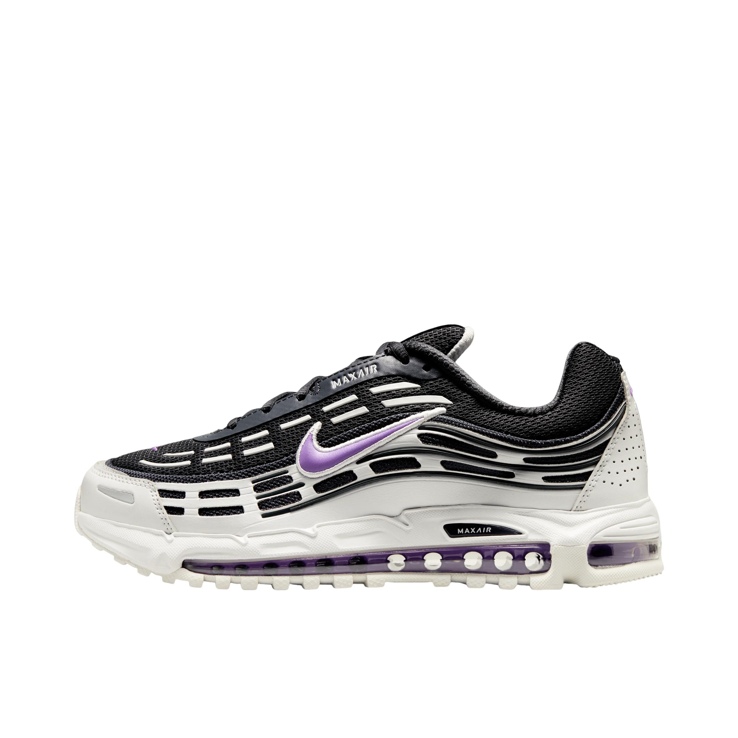 推荐商品：Nike AIR MAX TL 2.5 跑鞋 减震圆头百搭合成革回弹舒适耐磨 浅灰色/黑色