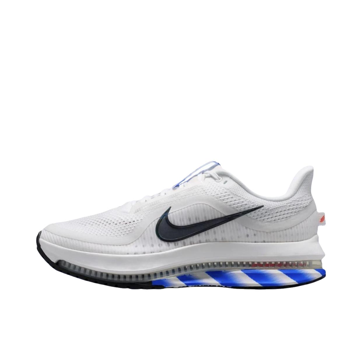 推荐商品：Nike Pegasus Premium 顶级飞马 跑鞋 缓震支撑贴合短跑回弹泡绵耐用 白色/蓝色