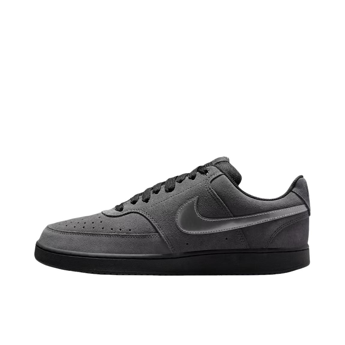 推荐商品：Nike Court Vision 板鞋 复古缓震抓地防滑轻便 深灰色
