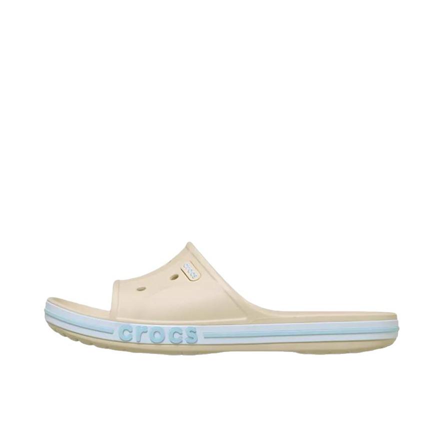 推荐商品：Crocs/卡骆驰 Bayaband clog 贝雅卡骆班 防滑耐磨 舒适轻便 休闲外穿 室外沙滩 露趾 防磨 拖鞋 冬日白/彩色