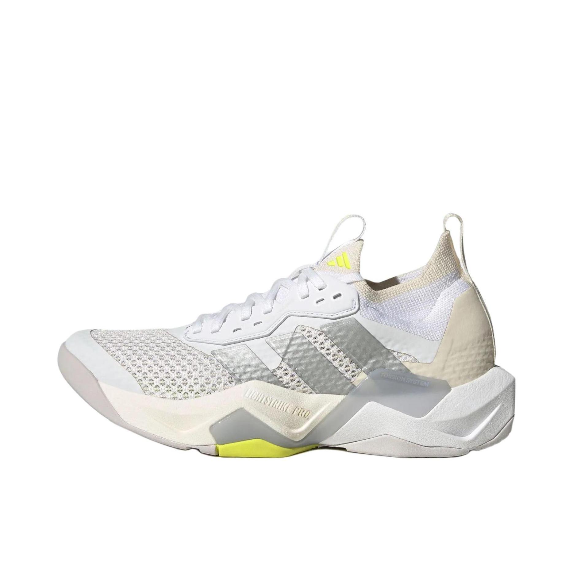 推荐商品：adidas Rapidmove Adv 2 百搭 防滑 耐磨 综合训练 缓震低帮 回弹训练鞋 女款/银色/白色