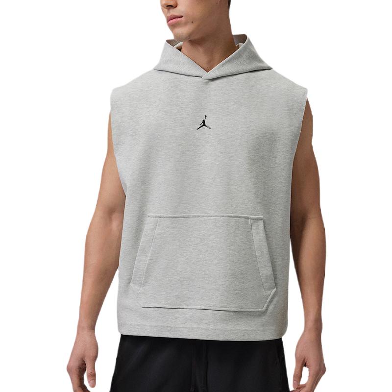 Jordan Brand/乔丹 透气速干连帽亲肤背心 IF3796 灰