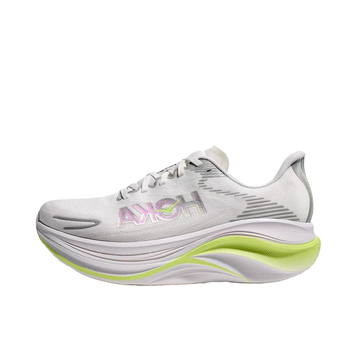 推荐商品：HOKA ONE ONE SKYWARD X 2 跑鞋 圆头舒适防滑 女款/雪晶白/闪柚绿