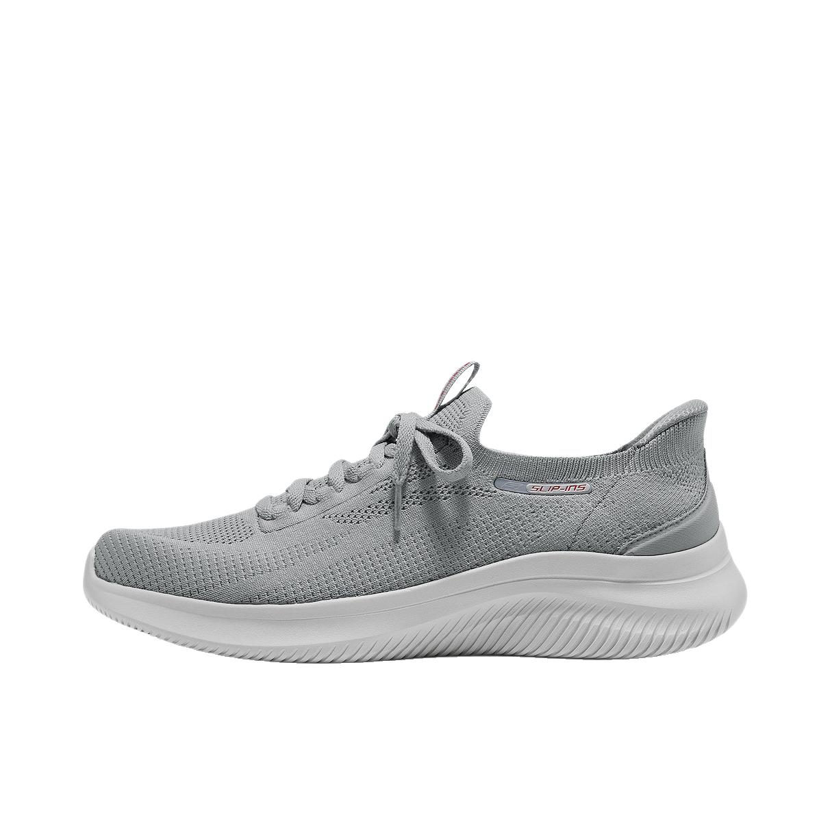 推荐商品：Skechers/斯凯奇 运动休闲鞋 轻便透气网面圆头 233203 灰色