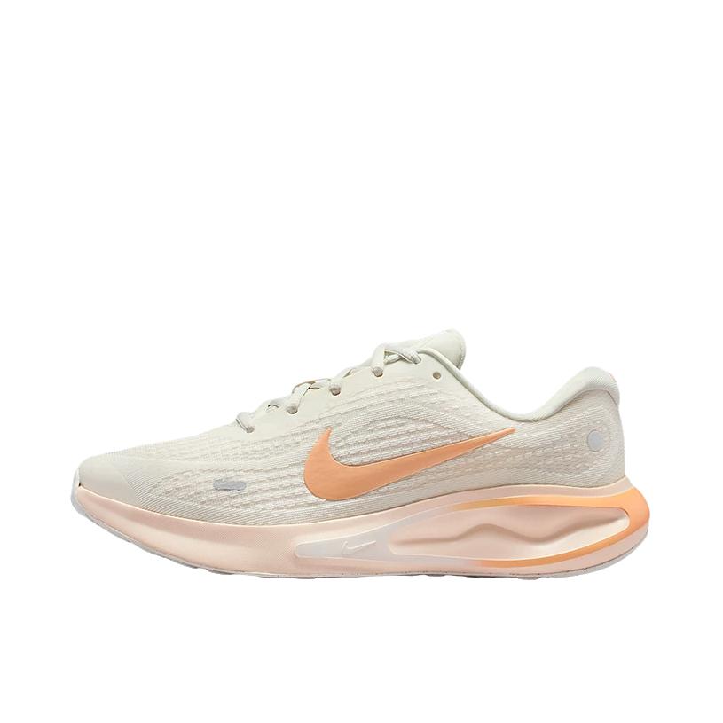 推荐商品：Nike Journey Run 跑鞋 缓震轻便防滑耐磨休闲简约训练长跑短跑织物运动贴合圆头支撑 深米色 