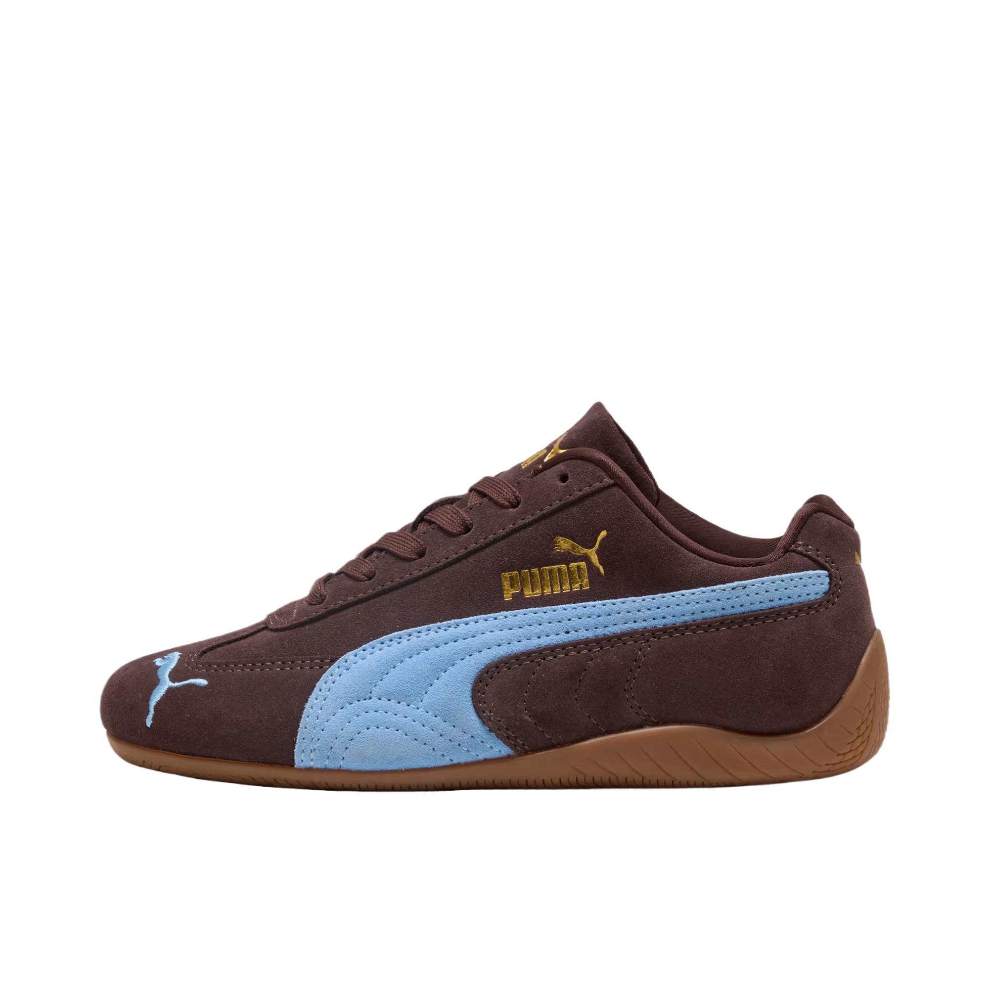 推荐商品：Puma/彪马 Speedcat OG 赛车鞋 德训鞋 训练鞋 T头薄底复古防滑耐磨贴合赛车风流光风 大童/巧克力蓝