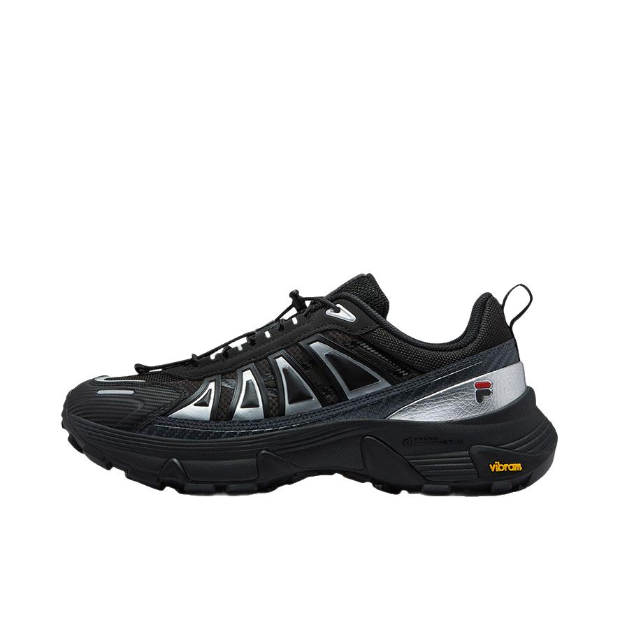 推荐商品：FILA/斐乐 COMO Y 登山鞋 徒步鞋 户外百搭抽绳低帮回弹贴合越野 男款/暗夜黑
