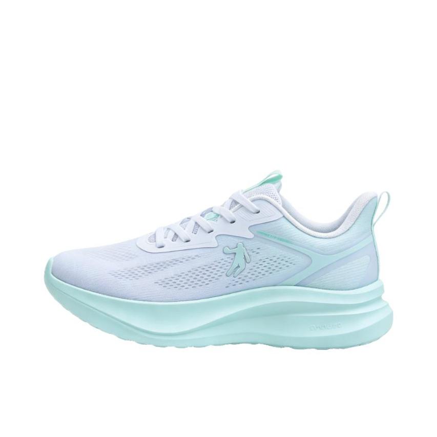 推荐商品：乔丹体育 运动生活系列 跑鞋 透气轻便软底舒适 女款/纯净白/无垠绿