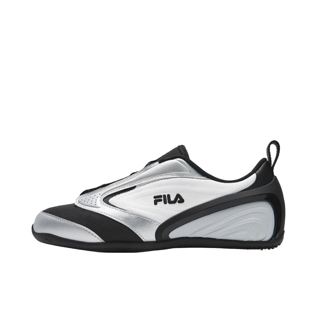 推荐商品：FILA/斐乐 TESSERA IDC 薄巧鞋 运动休闲鞋 织物百搭耐磨透气薄底 女款/太空银/黑色