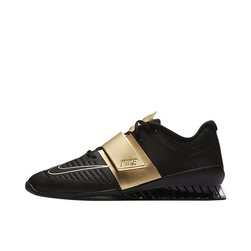 推荐商品：Nike Romaleos 3 X 篮球鞋 百搭厚底系带圆头 黑色