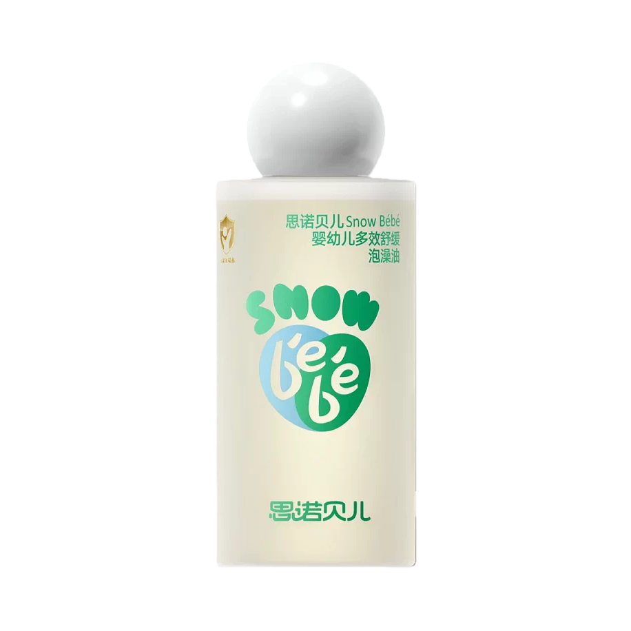 推荐商品：SNOWBEBE/思诺贝儿 亲亲泡澡油 婴幼儿多效舒缓沐浴油 清洁保湿牛奶浴