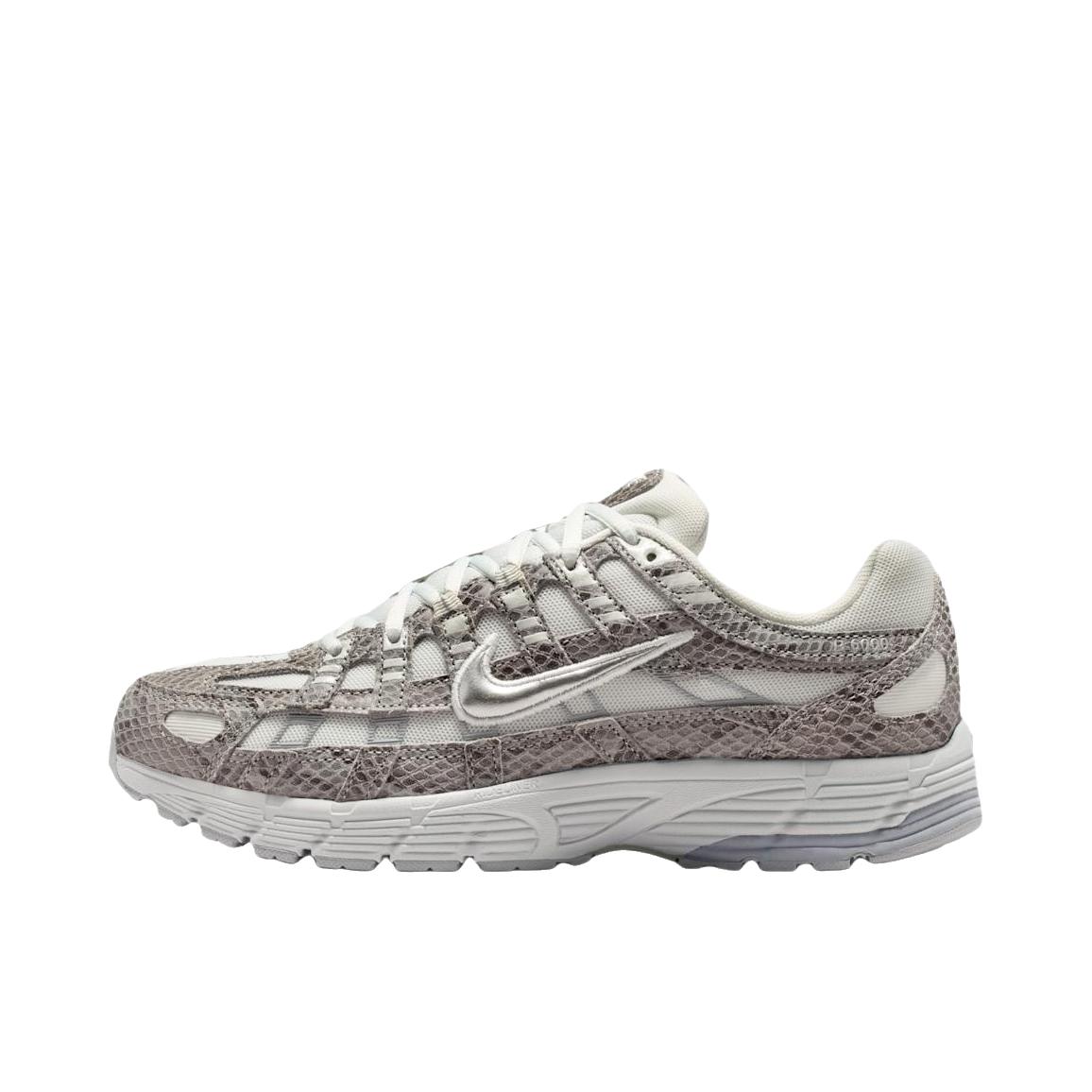 推荐商品：Nike P-6000 CNPT 运动休闲鞋 机能风跑鞋风舒适缓震防滑耐磨时尚潮流复古贴合网面支撑圆头 米白色/灰色