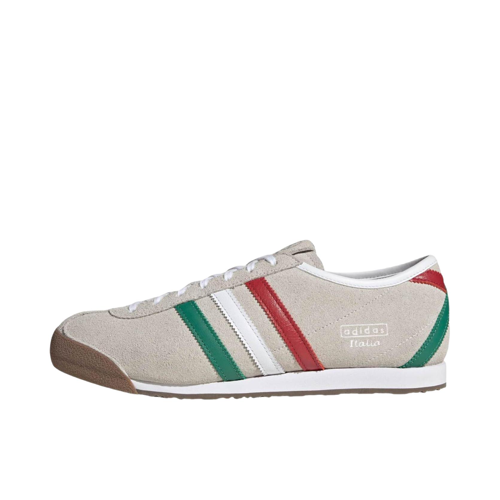 推荐商品：adidas Originals Italia 70s 跑鞋 耐磨低帮休闲舒适 Mercedes-Benz联名/灰色/绿色/红色