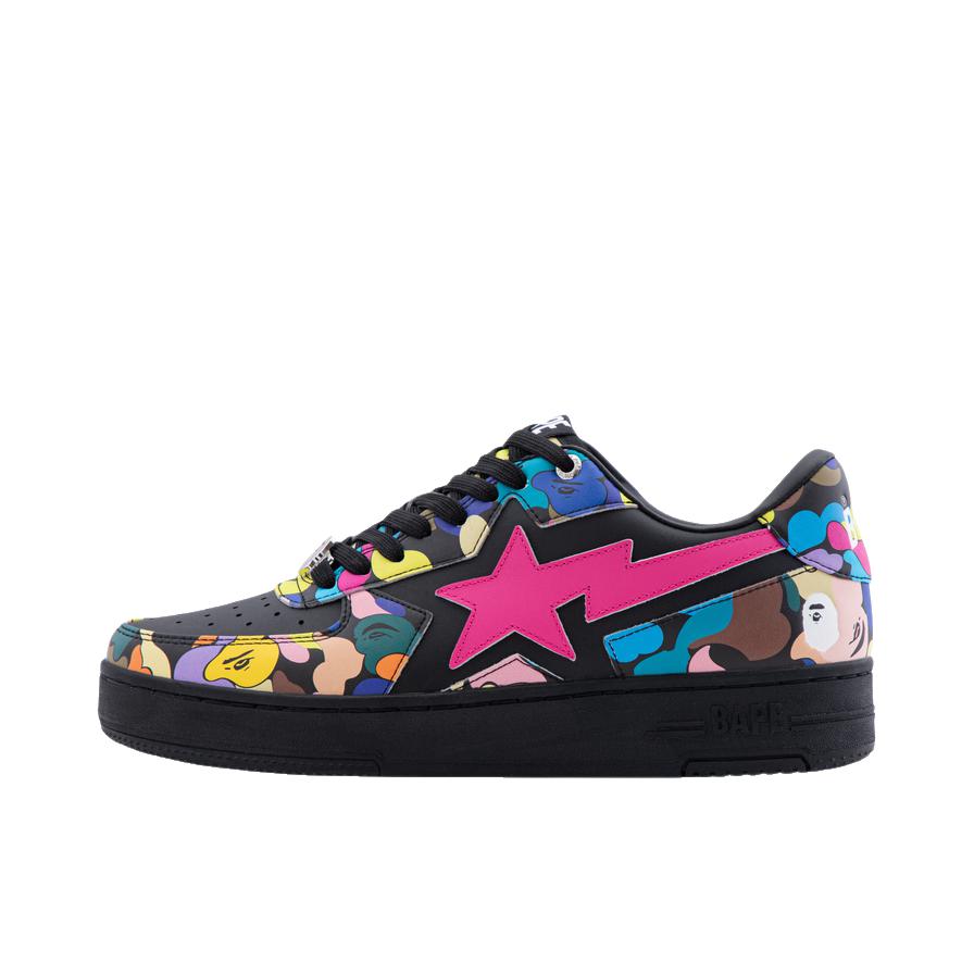 推荐商品：Bape 板鞋 迷彩低帮日常浅口 0ZXSHM308911Q 黑色