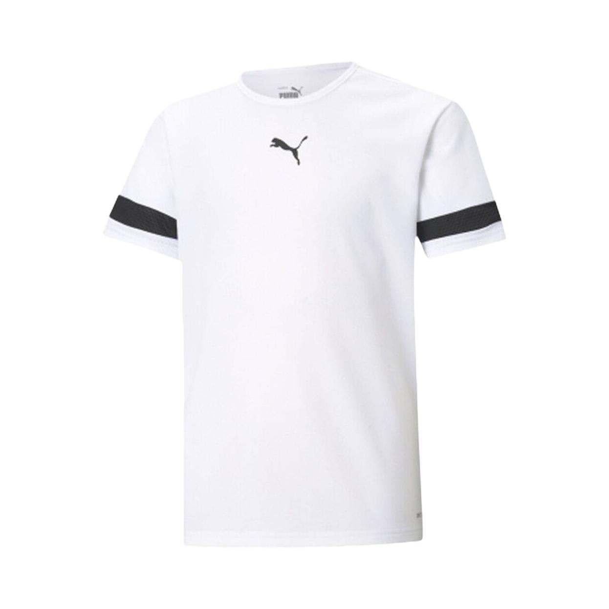 推荐商品：Puma/彪马童装 透气亲肤圆领套头短袖足球衣 中大童 白