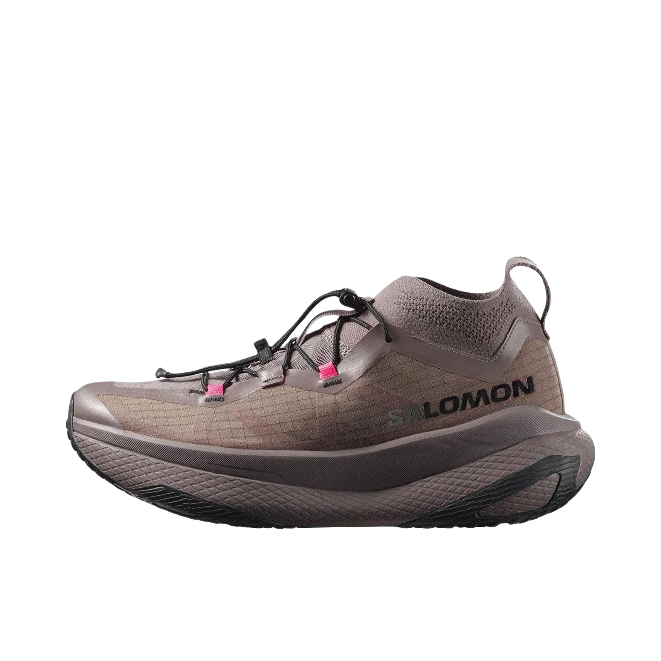 推荐商品：Salomon/萨洛蒙 GRVL Concept 跑鞋 运动越野圆头支撑 紫色