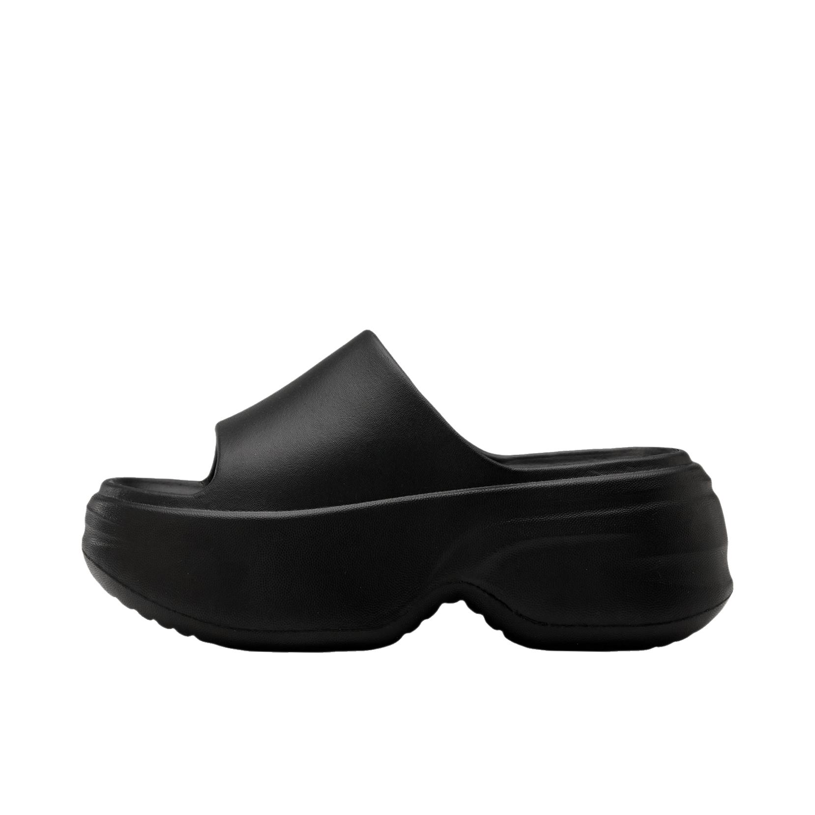 推荐商品：MINISO/名创优品 拖鞋 防滑舒适简约休闲 MNSF1415 女款/经典黑