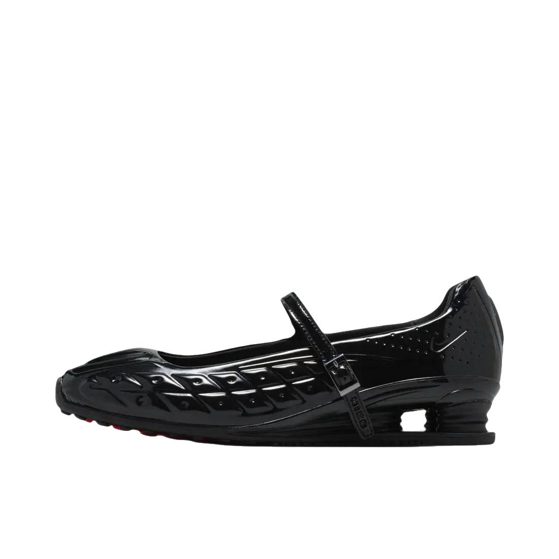 推荐商品：Nike SHOX Z Calistra 单鞋 百搭圆头厚底搭扣 黑色