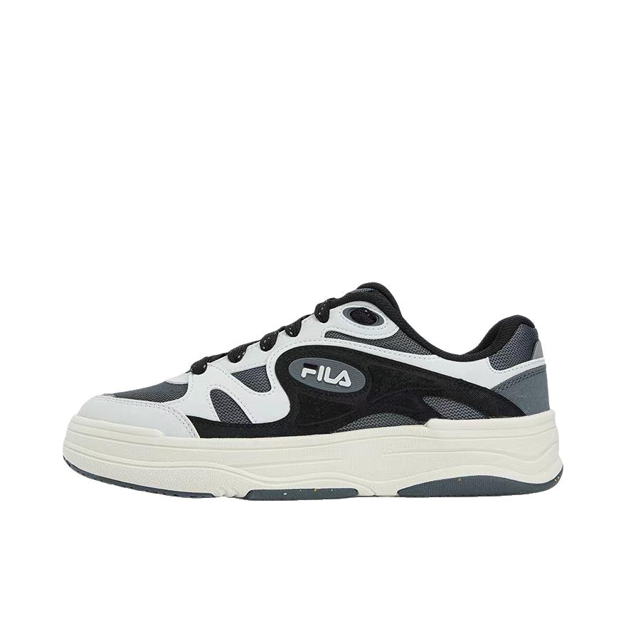 推荐商品：FILA VIBE 律动鞋 板鞋 时尚休闲运动轻便厚底复古 融合灰/黑色