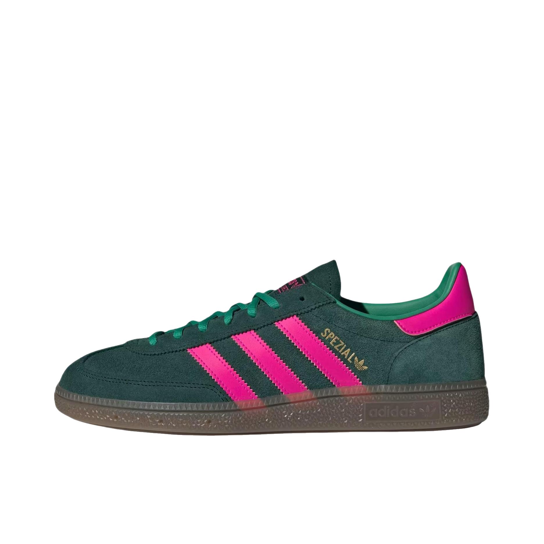 推荐商品：adidas Originals HANDBALL SPEZIAL T头鞋 德训鞋 板鞋 舒适耐磨复古防滑 绿色
