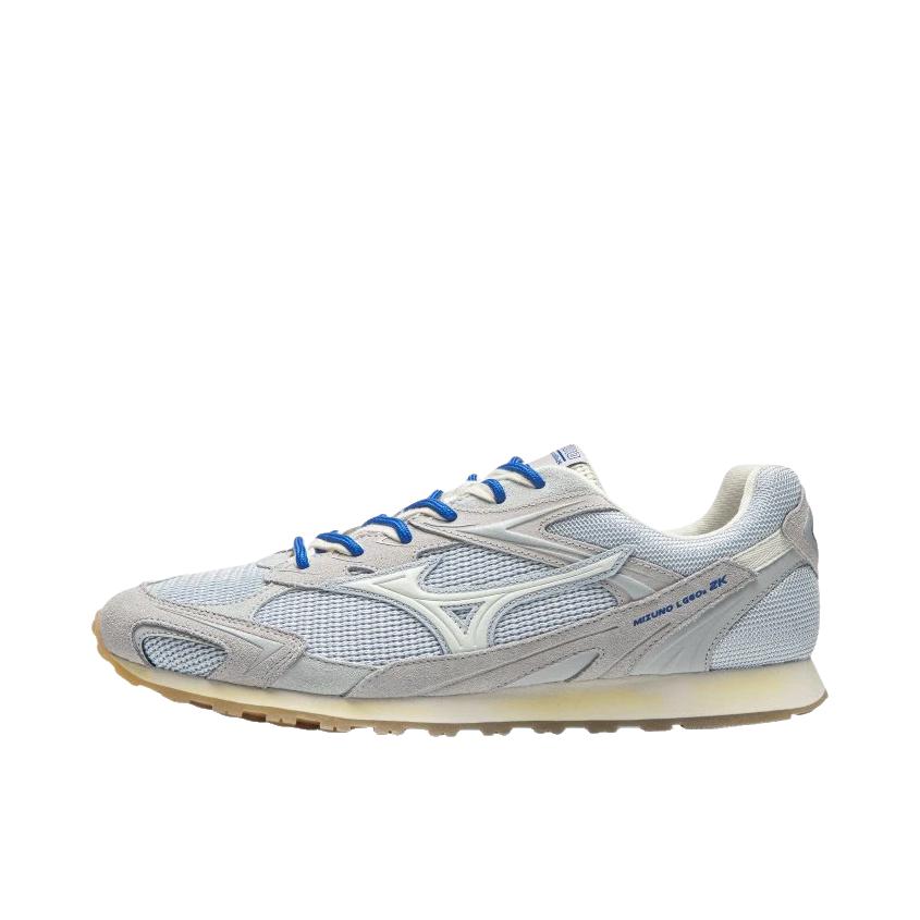 推荐商品：Mizuno/美津浓 LG 60S 2K 防滑 做旧 复古 系带 德训鞋 薄底鞋 运动休闲鞋 氧气蓝