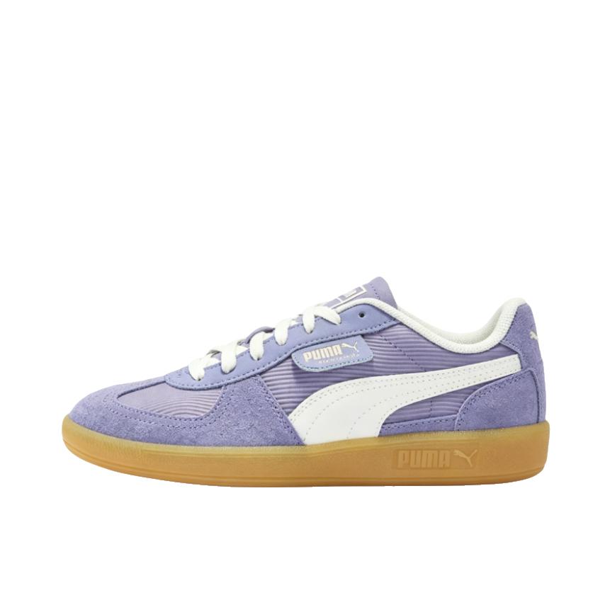推荐商品：【朴彩英同款】 Puma/彪马 Palermo Og T头鞋 德训鞋 运动休闲鞋 时尚潮流拼接舒适百搭薄底复古 淡紫色/暖白色