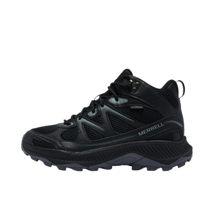 推荐商品：Merrell/迈乐 TEMPO EXPWP 户外鞋 徒步鞋 高帮防泼水运动支撑 中帮/黑色