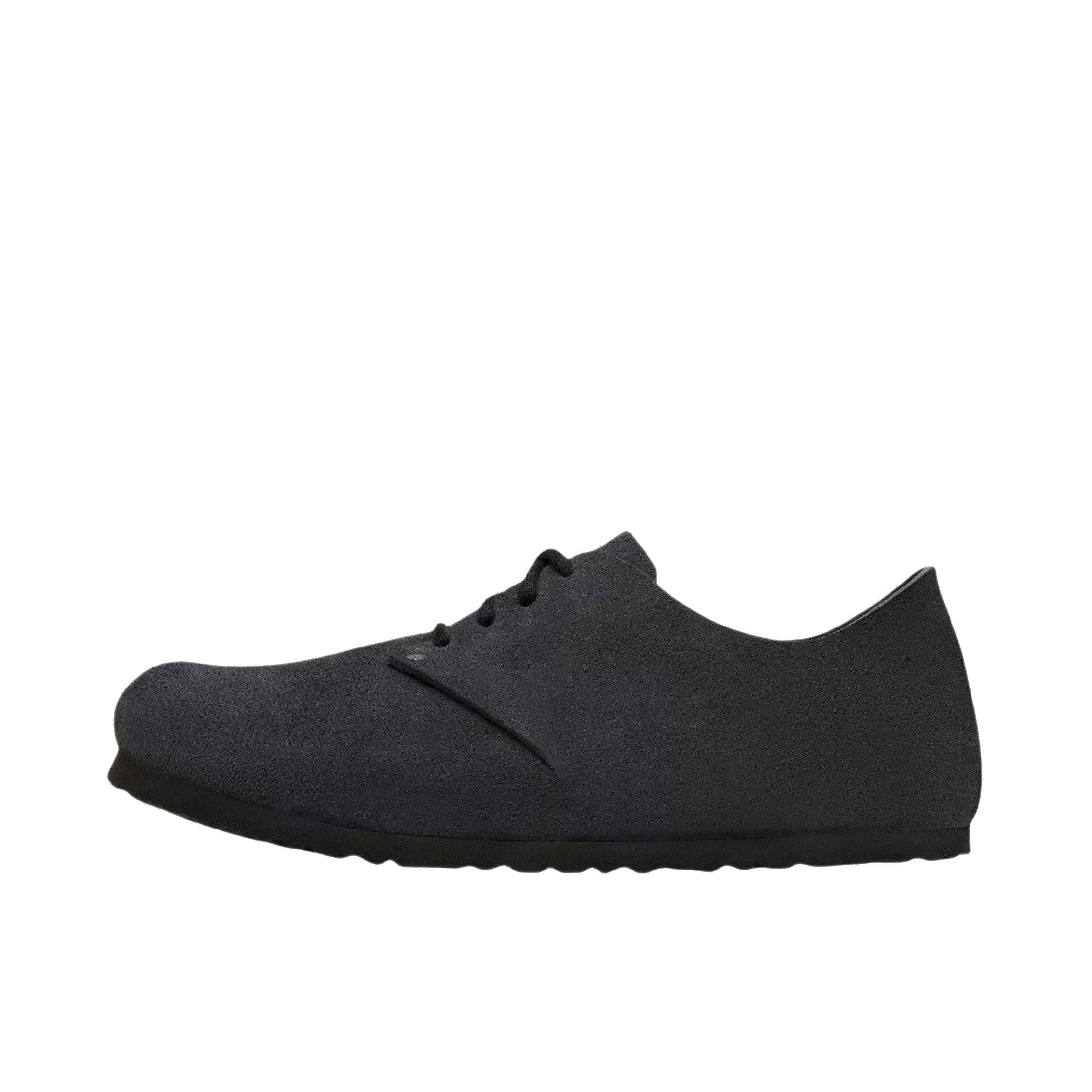 推荐商品：Birkenstock Maine 勃肯鞋 运动休闲鞋 绒面防滑耐磨圆头 炭灰色