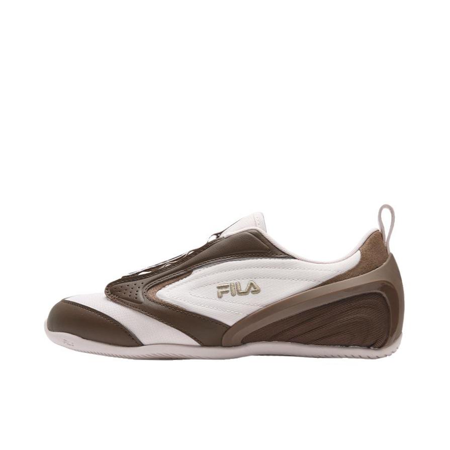 推荐商品：FILA/斐乐 运动休闲鞋 薄底舒适防滑 F12W622138F 女款/粉色/棕色