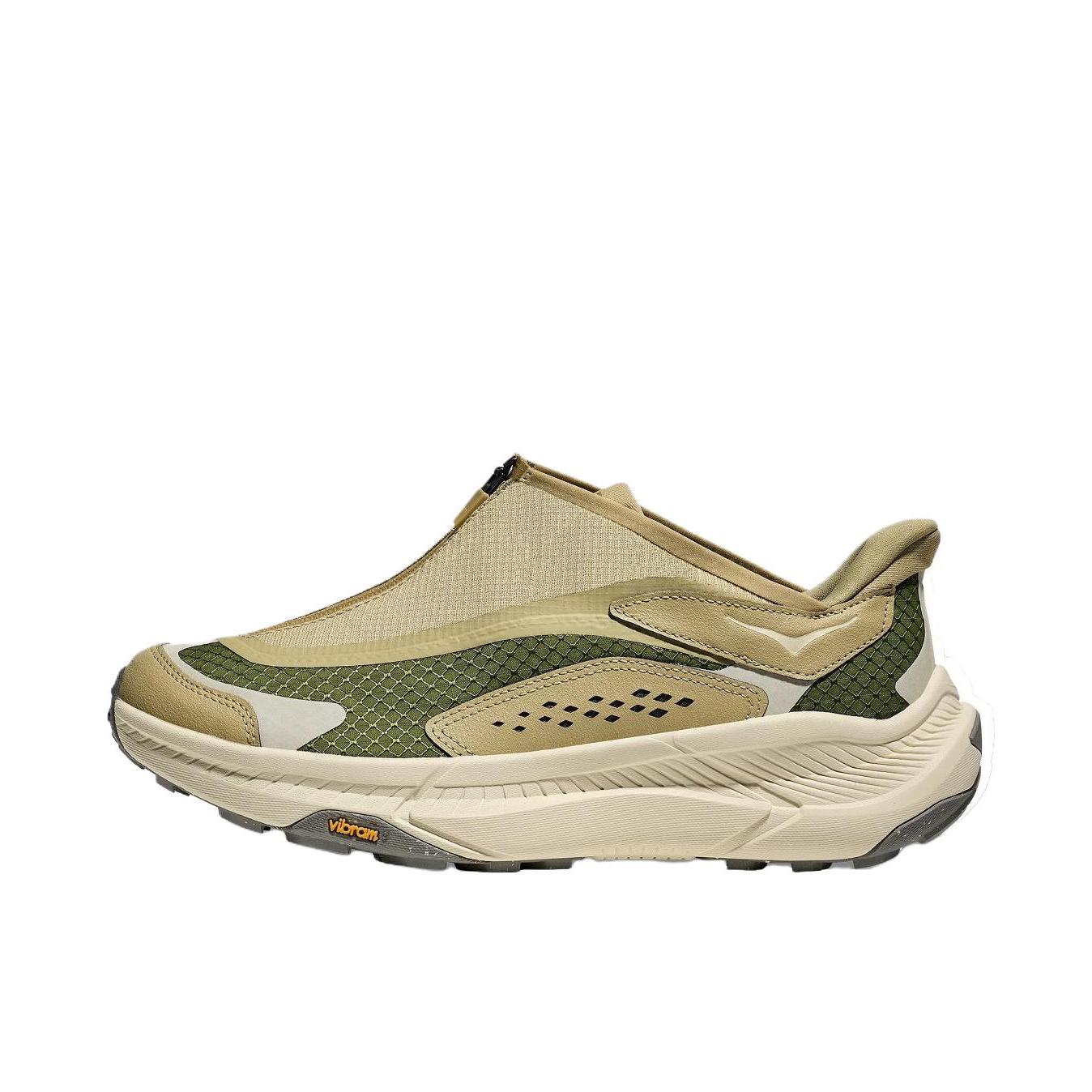 推荐商品：HOKA ONE ONE Project Transport 网布 透气 轻便 户外休闲鞋 米色/黄色