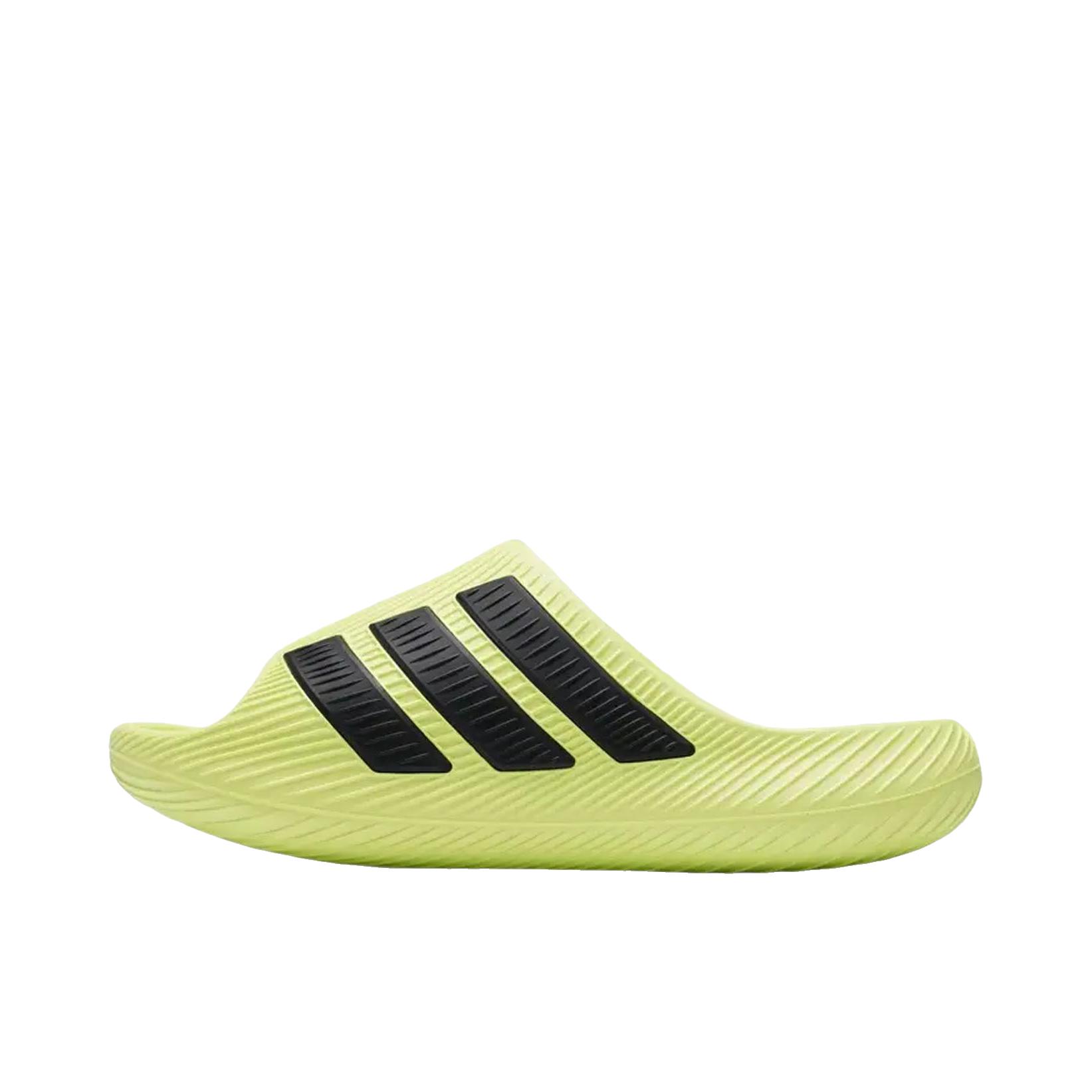 推荐商品：adidas Purechill Slide 拖鞋 舒适防滑日常 荧光黄/黑色