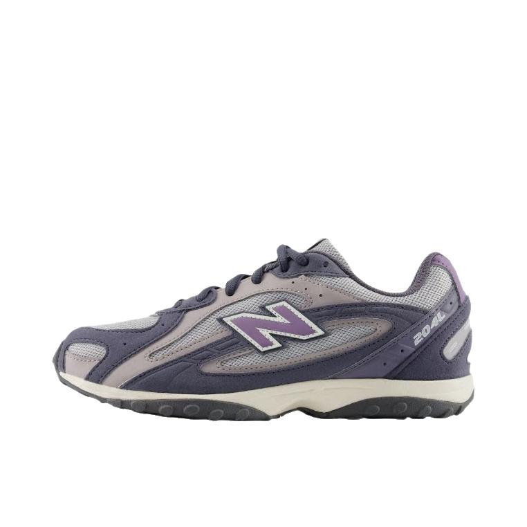 推荐商品：New Balance 204L 德训鞋 运动休闲鞋 系带轻盈薄底芭蕾风 大童/灰色/灰白色 