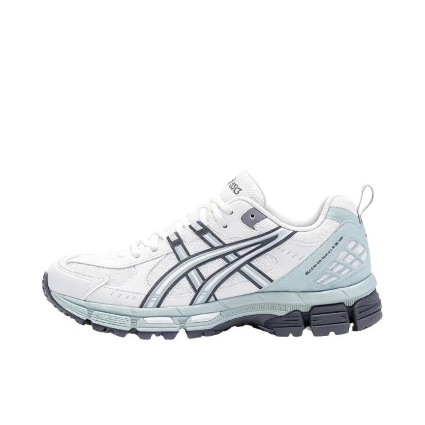 推荐商品：Asics/亚瑟士 Gel-Kahana 8 SP 越野跑鞋 缓震透气防滑耐磨系带舒适百搭织物合成革抓地回弹公路短跑 白色/蓝色/灰色