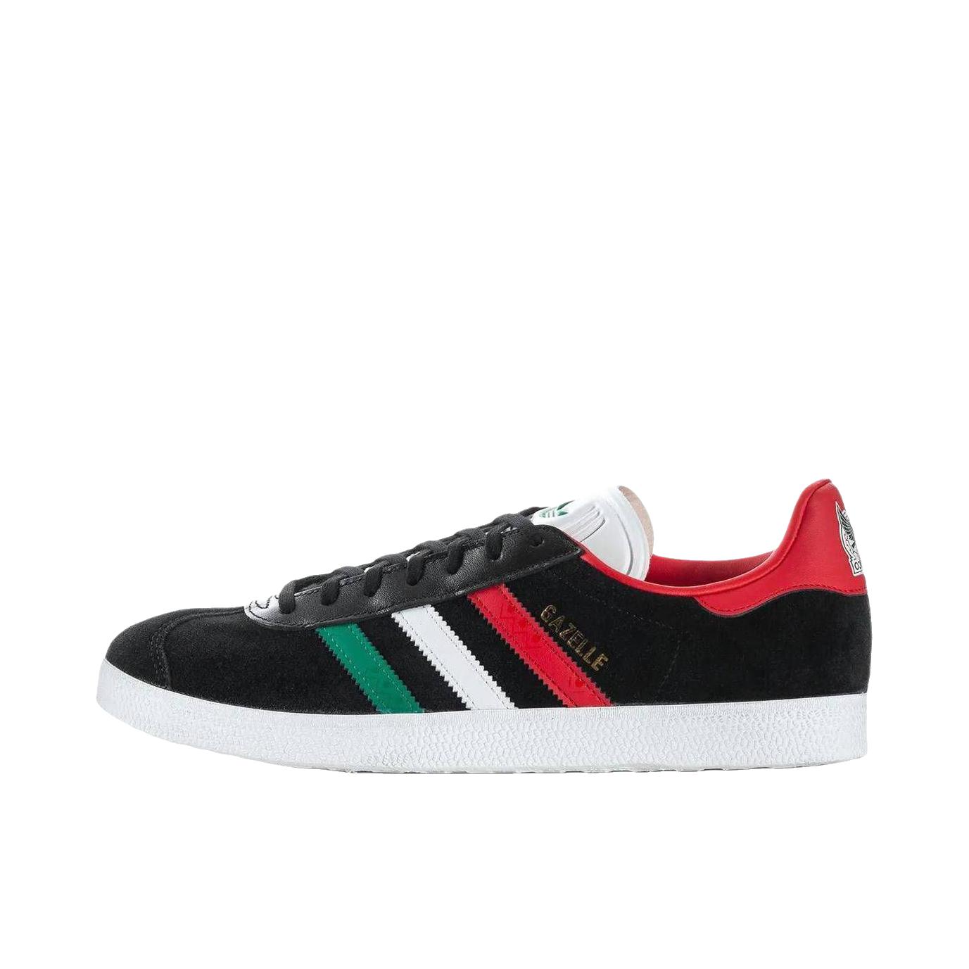 推荐商品：adidas Originals Gazelle II T头鞋 德训鞋 板鞋 轻便舒适防滑耐磨贴合 黑色/白色/红色