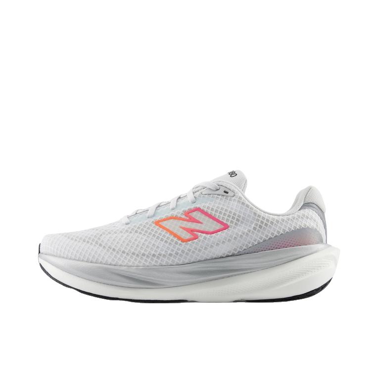 推荐商品：New Balance 1080 v15 跑鞋 舒适时尚耐磨贴合慢跑 2E宽/灰色/白色 