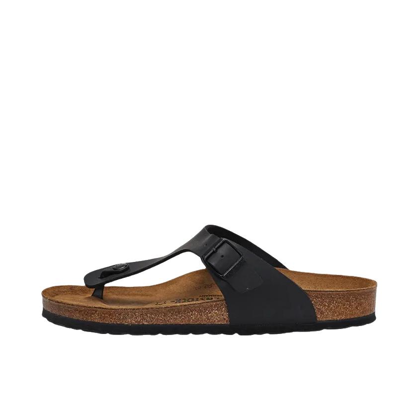 推荐商品：Birkenstock Gizeh 夹趾 柔软舒适 透气耐磨 搭扣 轻便 时尚简约 人字 休闲 外穿 拖鞋 黑色