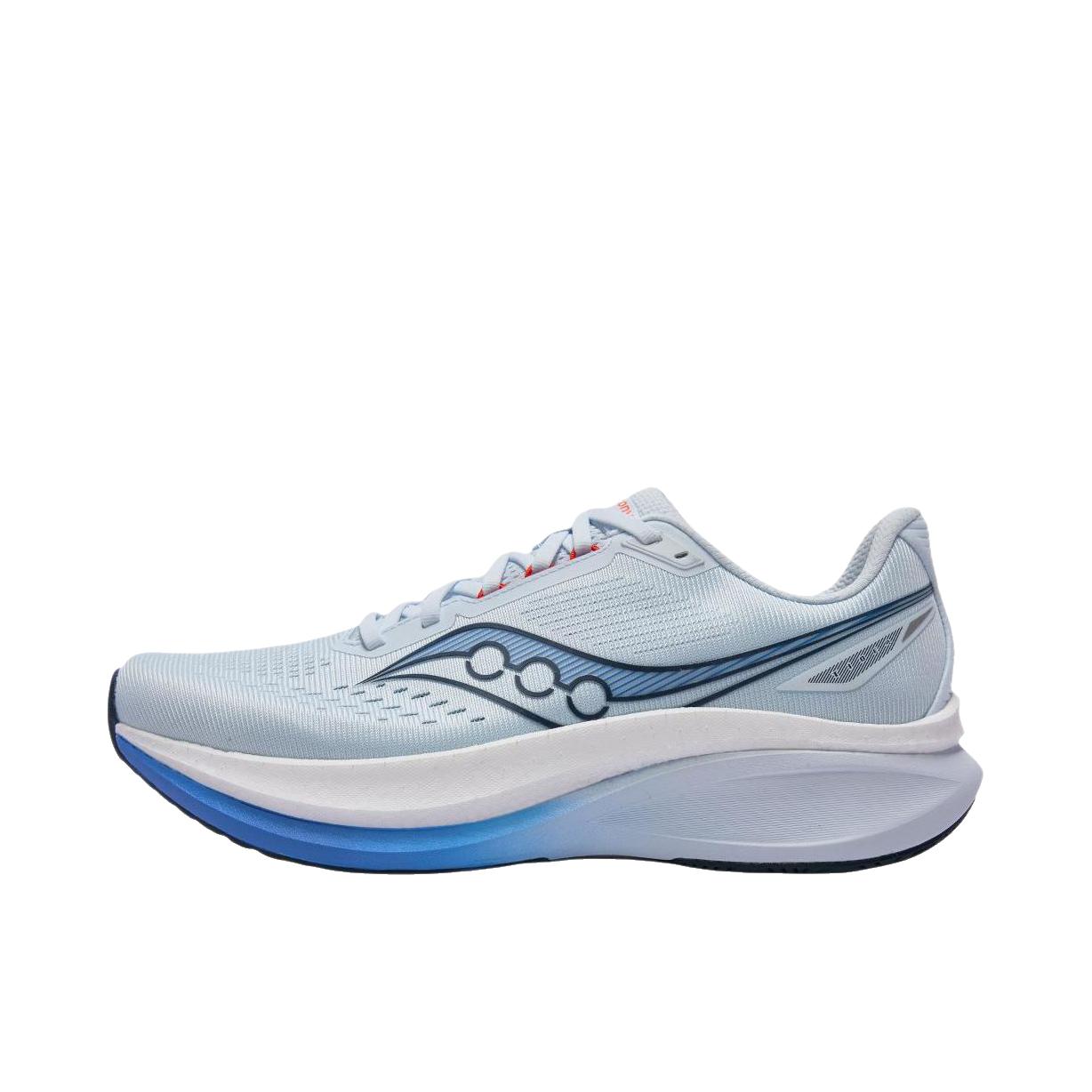 推荐商品：Saucony/索康尼 TIDE 4 跑鞋 训练缓震轻量慢跑回弹 浅兰色