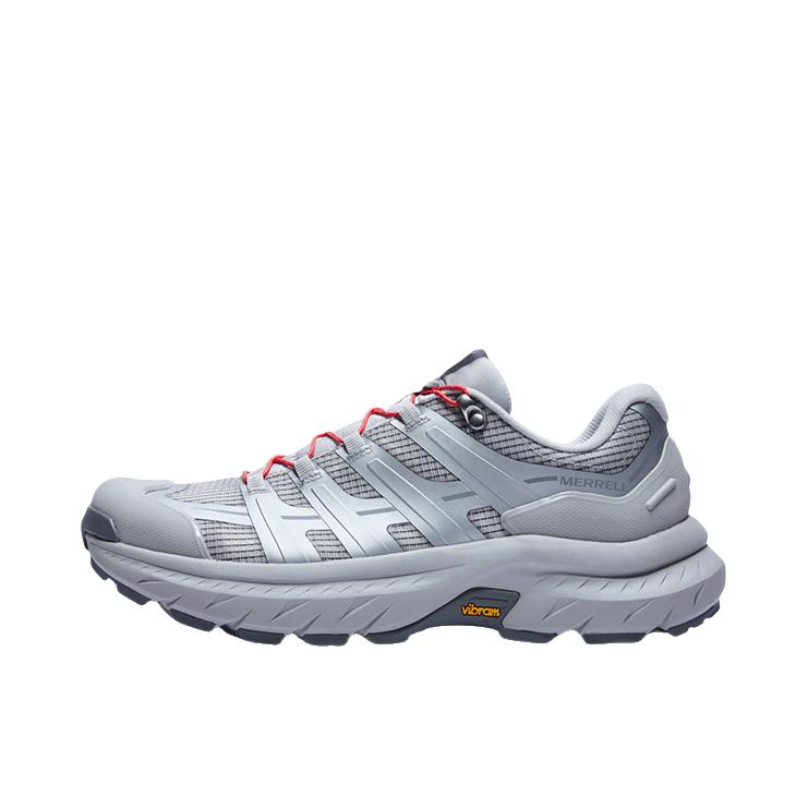 推荐商品：Merrell/迈乐  MOAB ME  运动 减震 防滑 防泼水 缓震 踢不烂  户外鞋 徒步鞋 银色/灰色